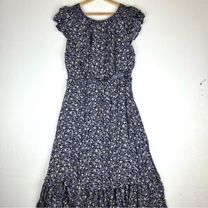 Universal Threads Floral Tiered Midi Maxi Dress Cottagecore